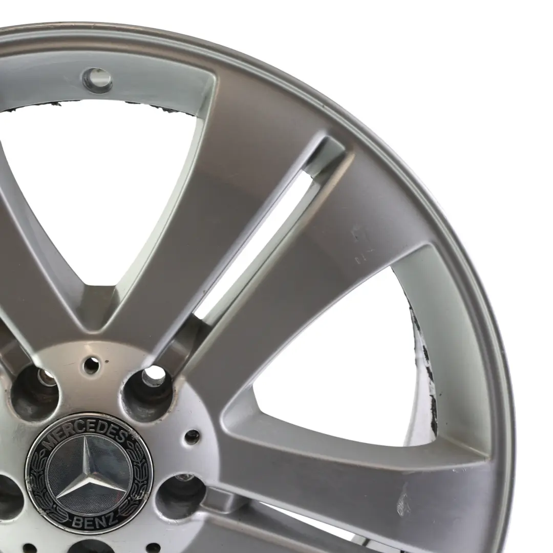 Mercedes ML W164 Silver Wheel Rim Alloy 19" 8.5J ET:56 Double Spoke - SKU A1644012102-4 - Part number A1644012102