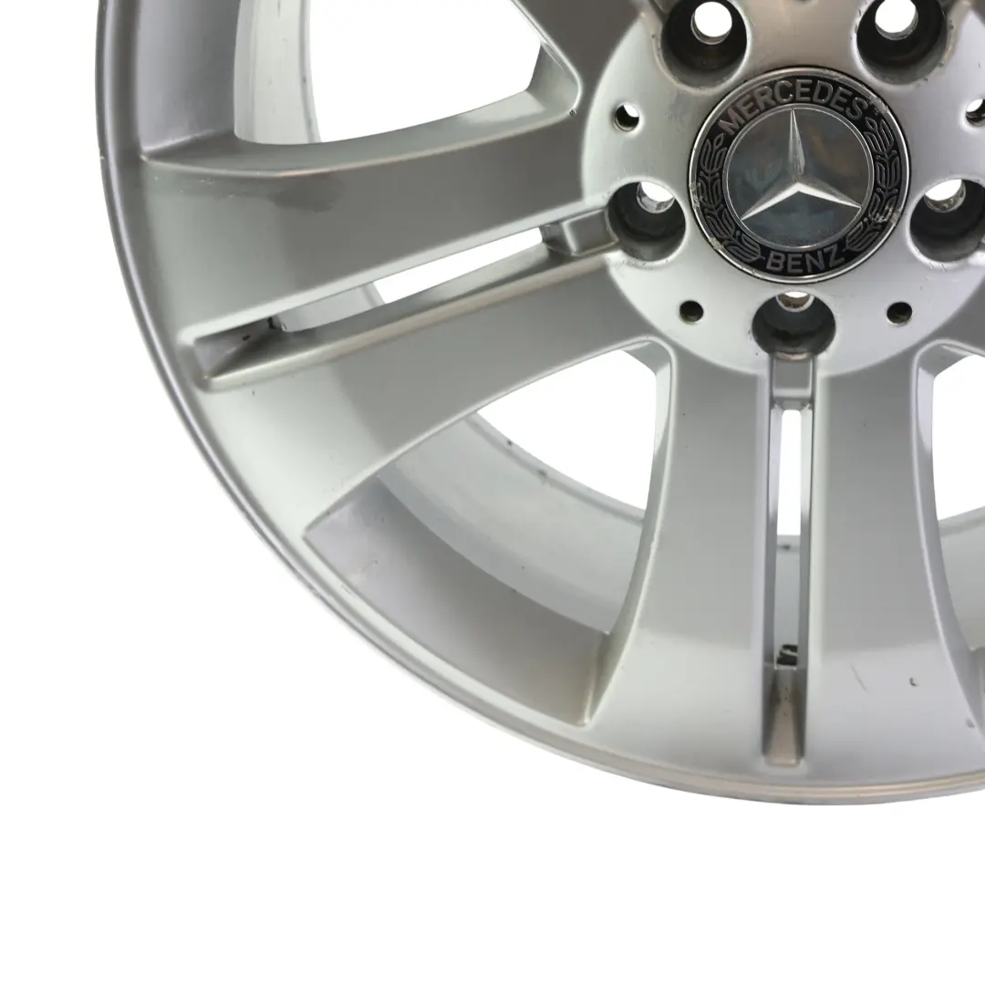 Rim Alloy 19" 8.5J ET:56 Double Spoke to Mercedes ML W164 Silver Wheel with Part number A1644012102 Mercedes ML W164 Silver Wheel Rim Alloy 19" 8.5J ET:56 Double Spoke - SKU A1644012102-4 - Part number A1644012102