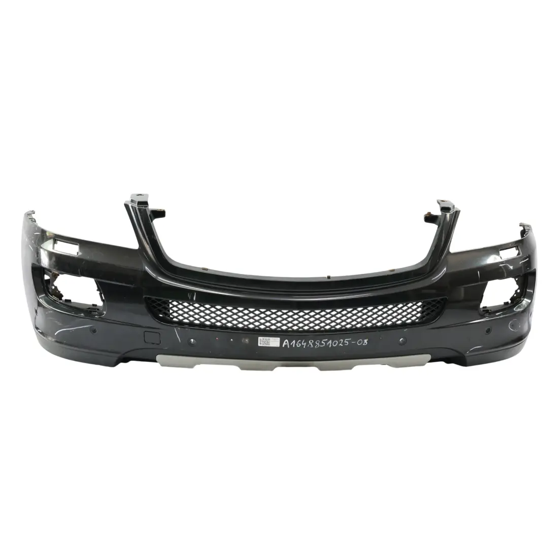 Mercedes ML W164 Front Bumper Trim Panel Obsidian Black Metallic - 197 - SKU A1648851025-OB2 - Part number A1648851025