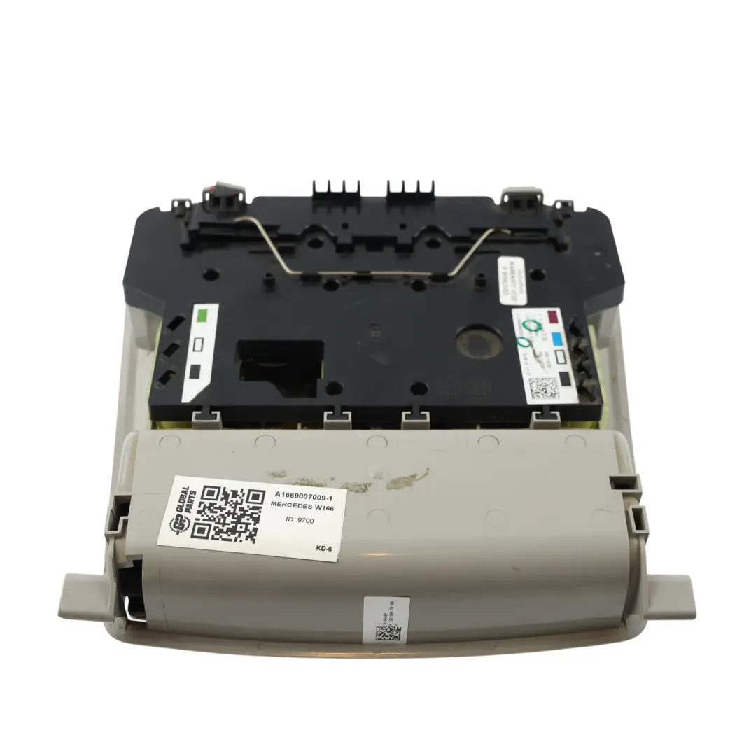 Mercedes W166 Plafonnier Avant Lampe Lecture Intérieur Interrupteur - SKU A1669007009-1 - Numéro de pièce A1669007009