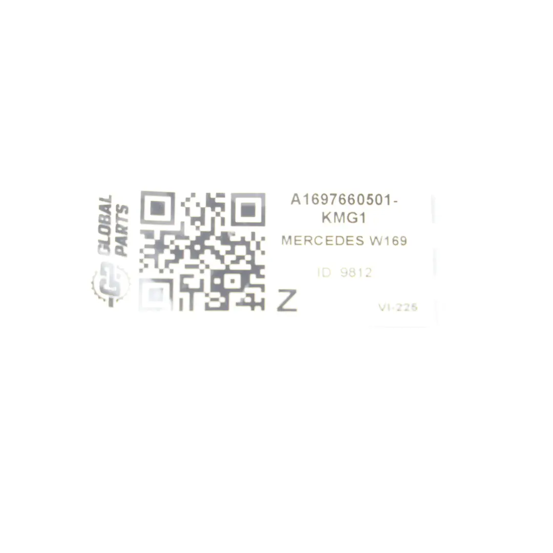 Mercedes W169 W245 Poignée Porte Arrière Gauche Gris Comète 748 - SKU A1697660501-KMG1 - Numéro de pièce A1697660501