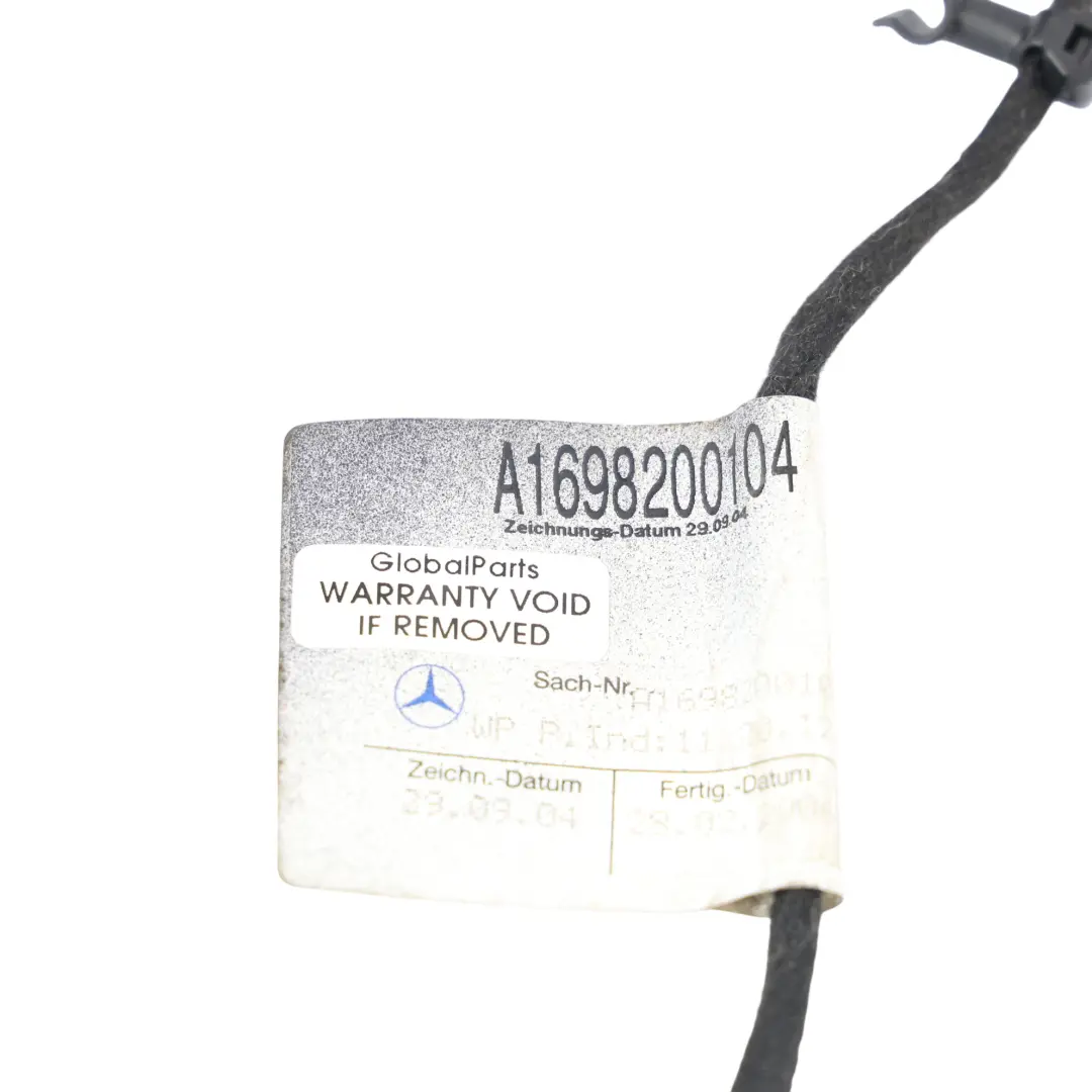 Mercedes W169 Vordersitz Rückenlehne Kabelbaum - SKU A1698200104 - Teilenummer A1698200104