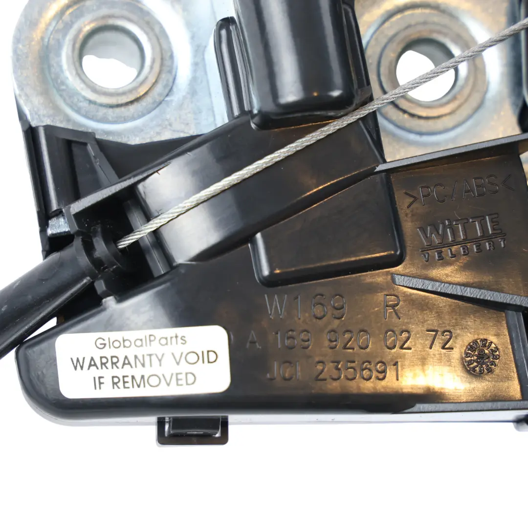 Siłownik Zamka Składania Kanapy Tylnej Prawy do Mercedes W169 W245 o numerze A1699200272 Mercedes W169 W245 Siłownik Zamka Składania Kanapy Tylnej Prawy - SKU A1699200272 - Numer Części A1699200272