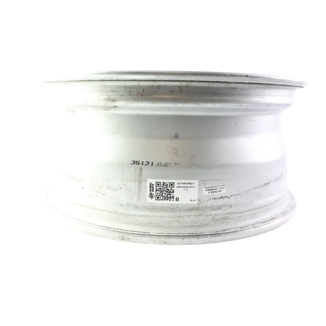 Alloy Wheel Rim 16" 7J ET:34 7-Hole to Mercedes R171 Silver with Part number A1714010902 Mercedes R171 Silver Alloy Wheel Rim 16" 7J ET:34 7-Hole - SKU A1714010902-1 - Part number A1714010902