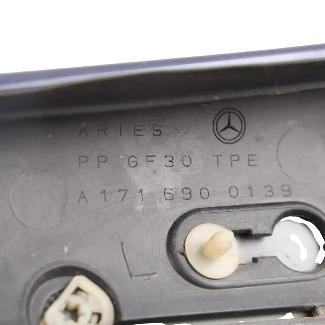 Mercedes R171 Windscreen A-Pillar Trim Cover Moulding Left N/S Mystic Blue - 032 - SKU A1716900139-MYTB - Part number A1716900139