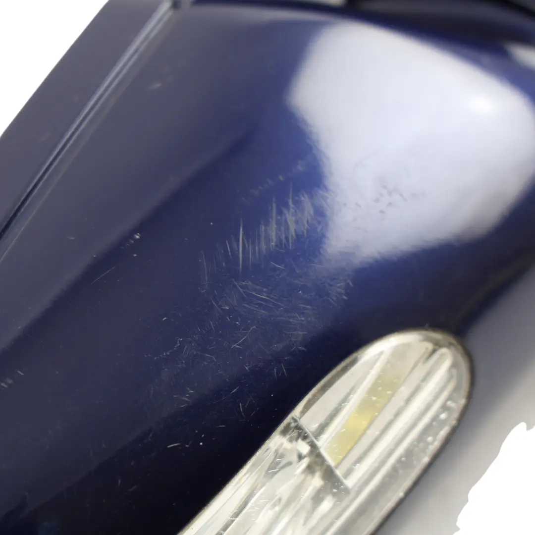 Mercedes SLK R171 Door Wing Mirror Right O/S Power Fold Mystic Blue - 032 - SKU RHD-A1718101676-MBLU - Part number A1718101676