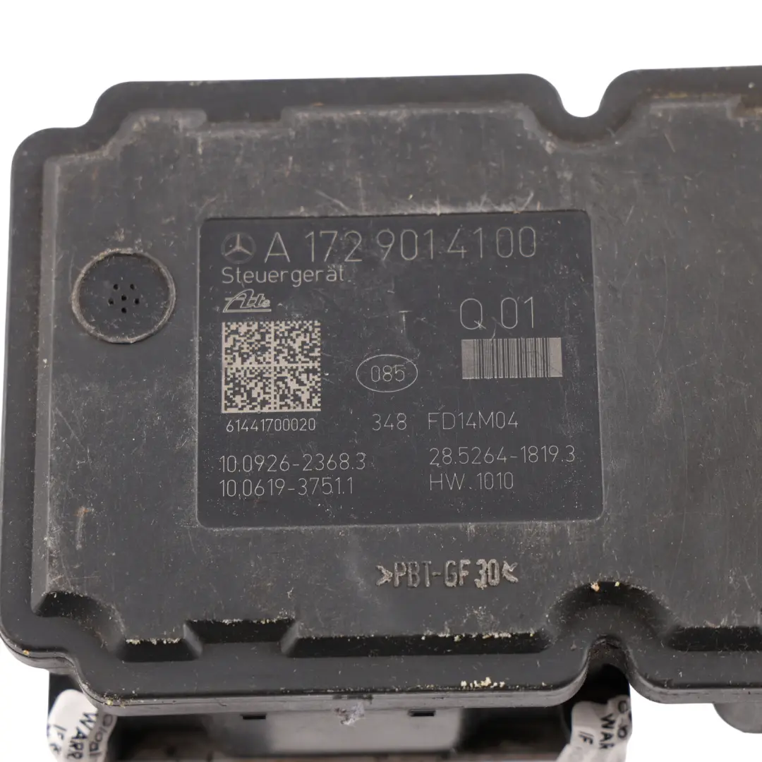 Mercedes W204 C204 S204 ABS Pump Unit Control Module A1729014100 - SKU A1724314412 - Part number A1724314412