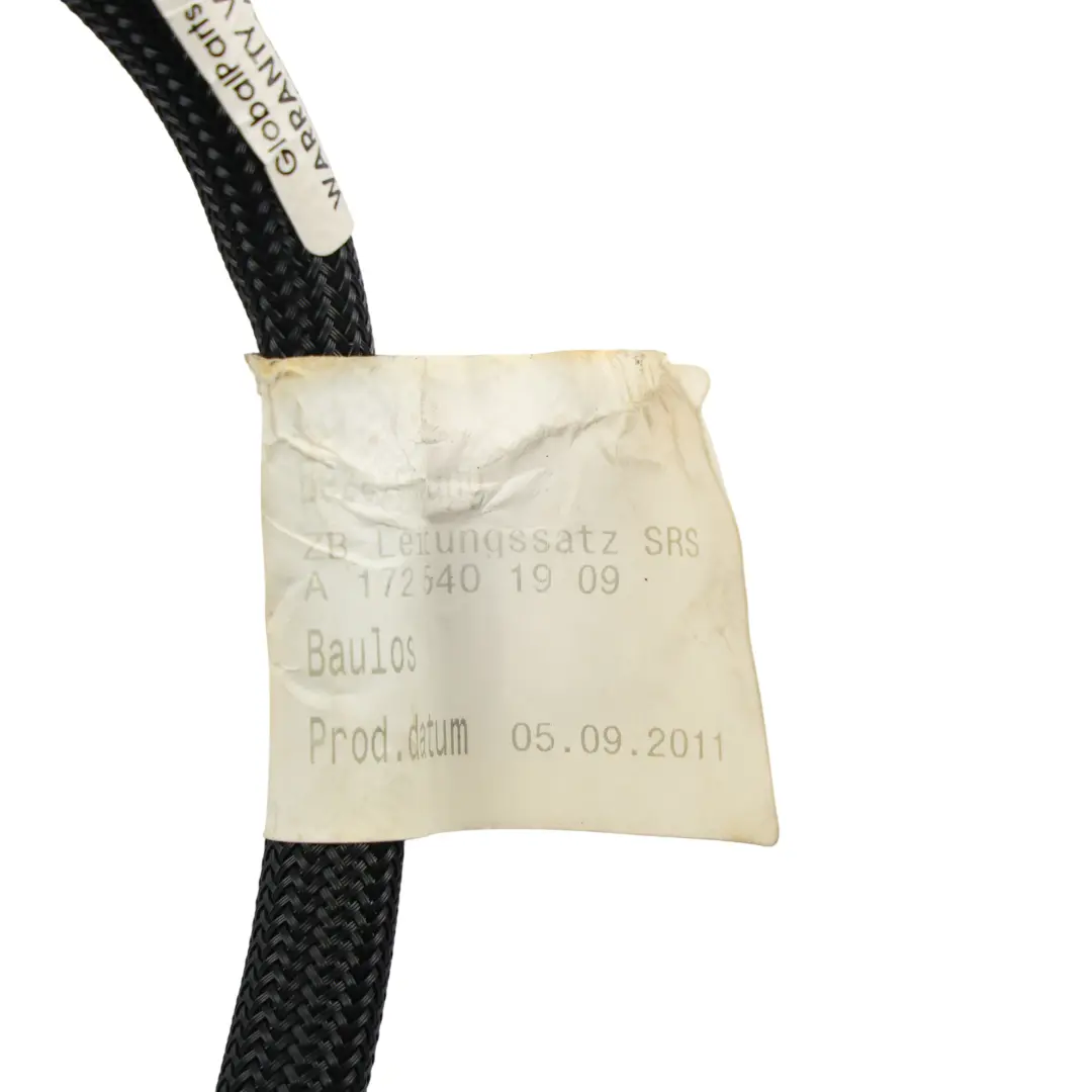 Mercedes R172 Cablaggio Modulo Airbag Sedile Anteriore Sinistro - SKU A1725401909 - Numero di parte A1725401909