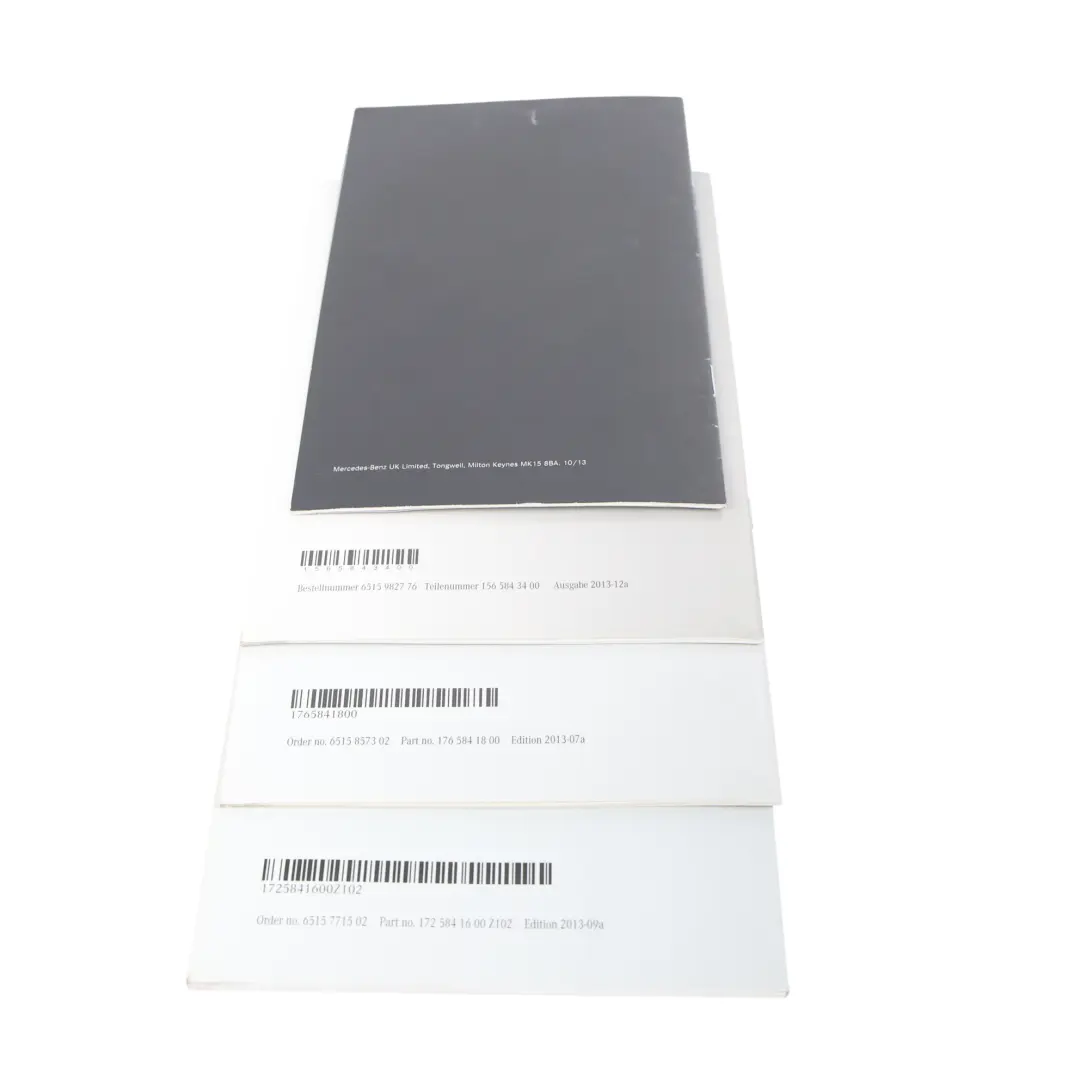Mercedes W176 Custodia Portafoglio Libretto Manuale Garanzia - SKU A1725841600 - Numero di parte A1725841600