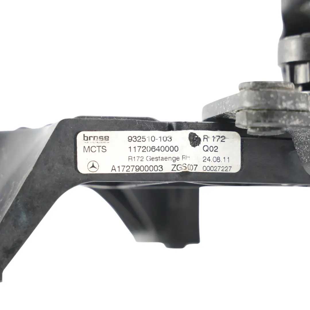  Mercedes-Benz SLK R172 Techo Convertible Bisagra Derecha - SKU A1727900003 - Número de pieza A1727900003