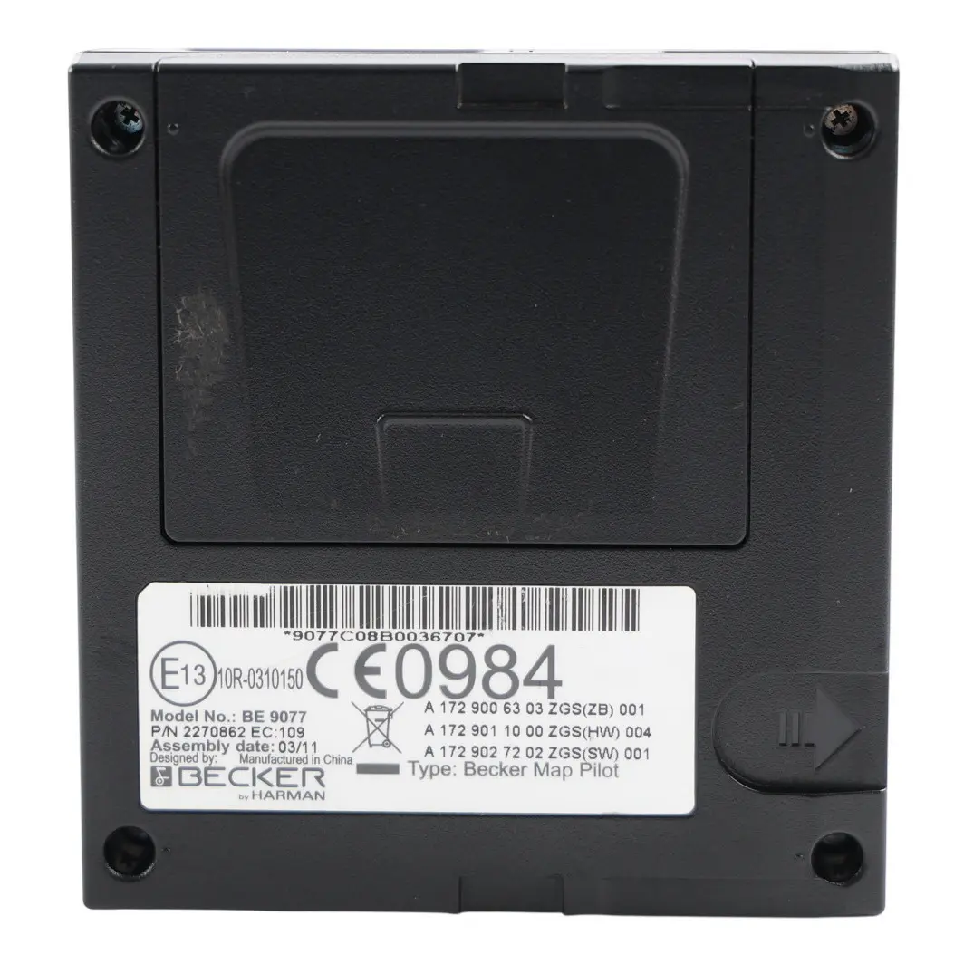 Becker Map Pilot Sat Nav Module Unit Control to Mercedes W204 with Part number A1729006303 Mercedes W204 Becker Map Pilot Sat Nav Module Unit Control - SKU A1729006303 - Part number A1729006303