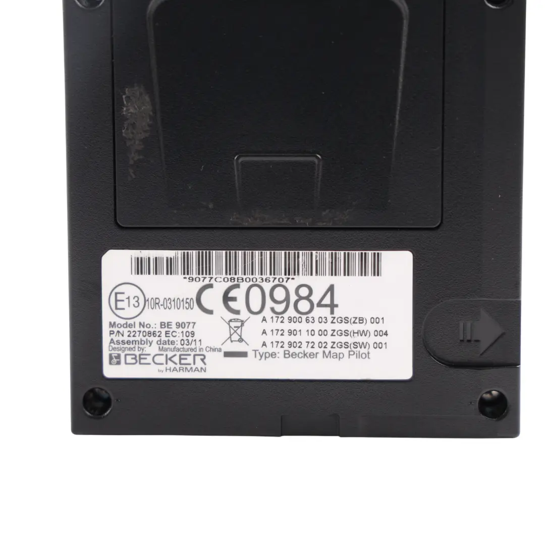 Mercedes W204 Becker Map Pilot Sat Nav Module Unit Control - SKU A1729006303 - Part number A1729006303
