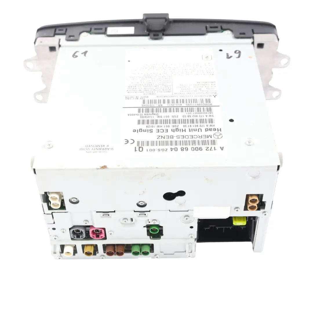 Mercedes SLK R172 Sat Nav CD Player Radio Head Unit - SKU A1729006804 - Part number A1729006804
