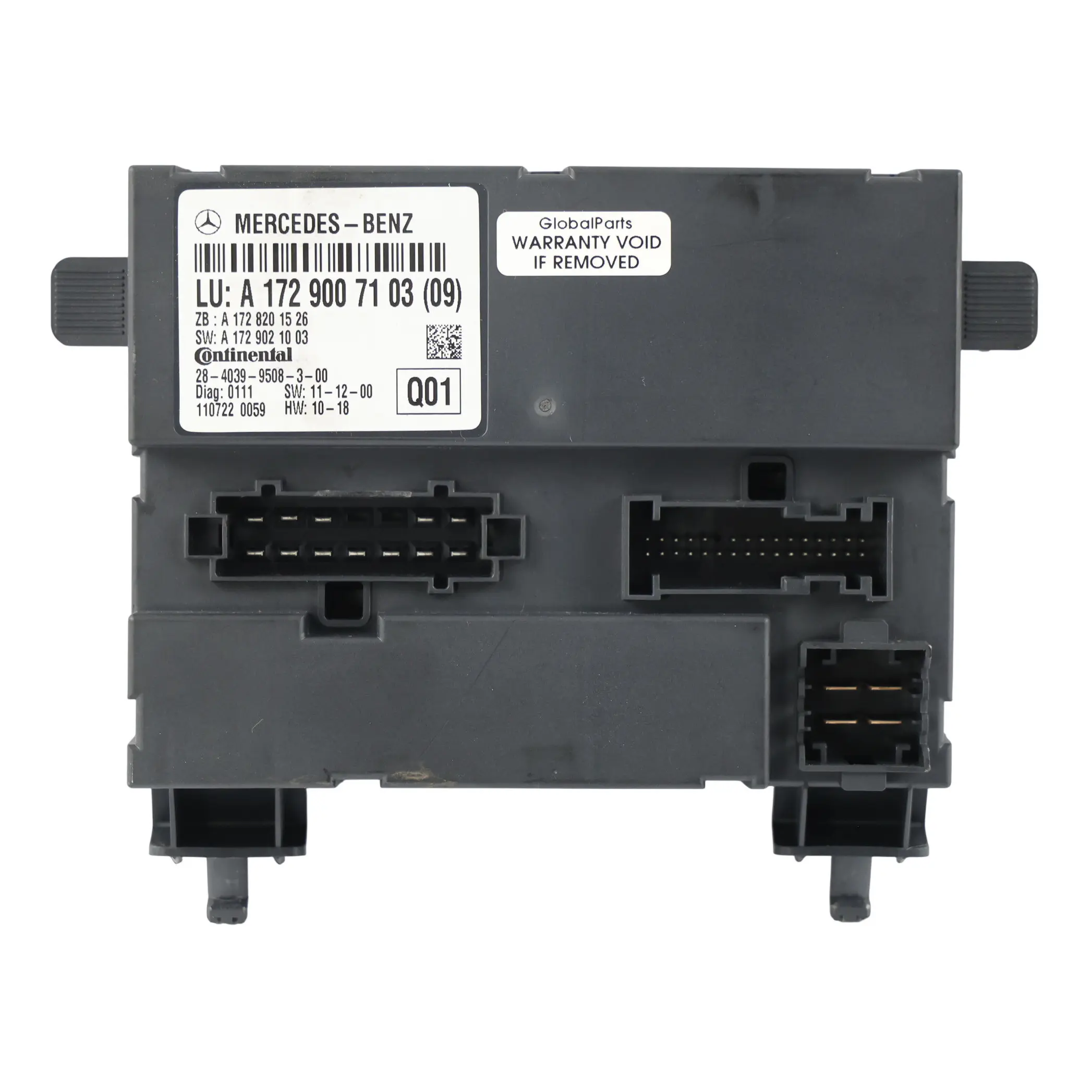 Mercedes R172 SLK Module Commande Toit ECU A1729007103