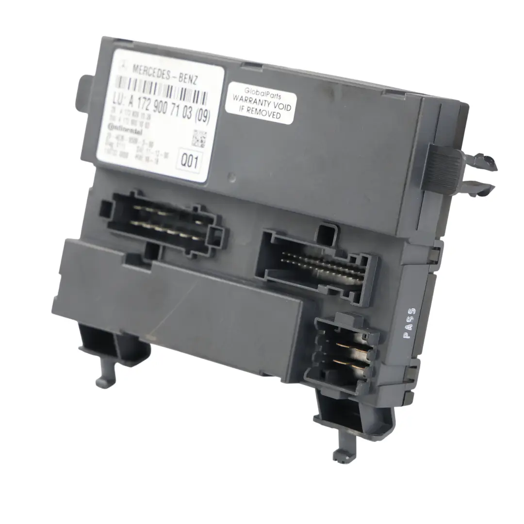 Módulo Control Techo ECU para Mercedes R172 SLK con número de pieza A1729007103 Mercedes R172 SLK Módulo Control Techo ECU - SKU A1729007103 - Número de pieza A1729007103