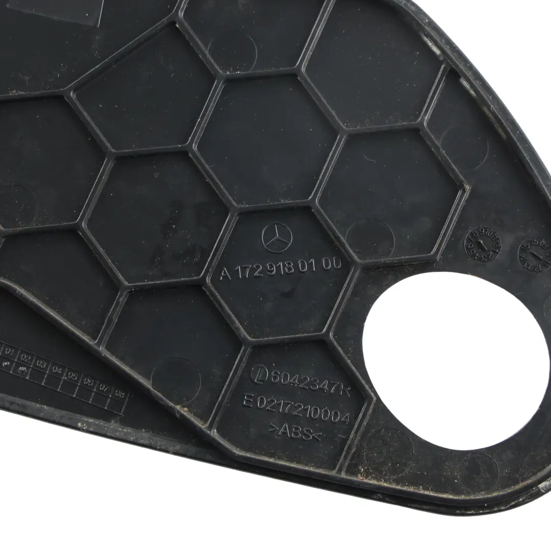 Mercedes SLK R172 Moldura Asiento Delantero Derecho Izquierdo - SKU A1729180100 - Número de pieza A1729180100