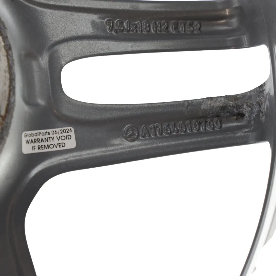 Mercedes W176 Llanta de aleación AMG 18" ET:52 7,5J 5 Radios dobles - SKU A1764010700-1 - Número de pieza A1764010700