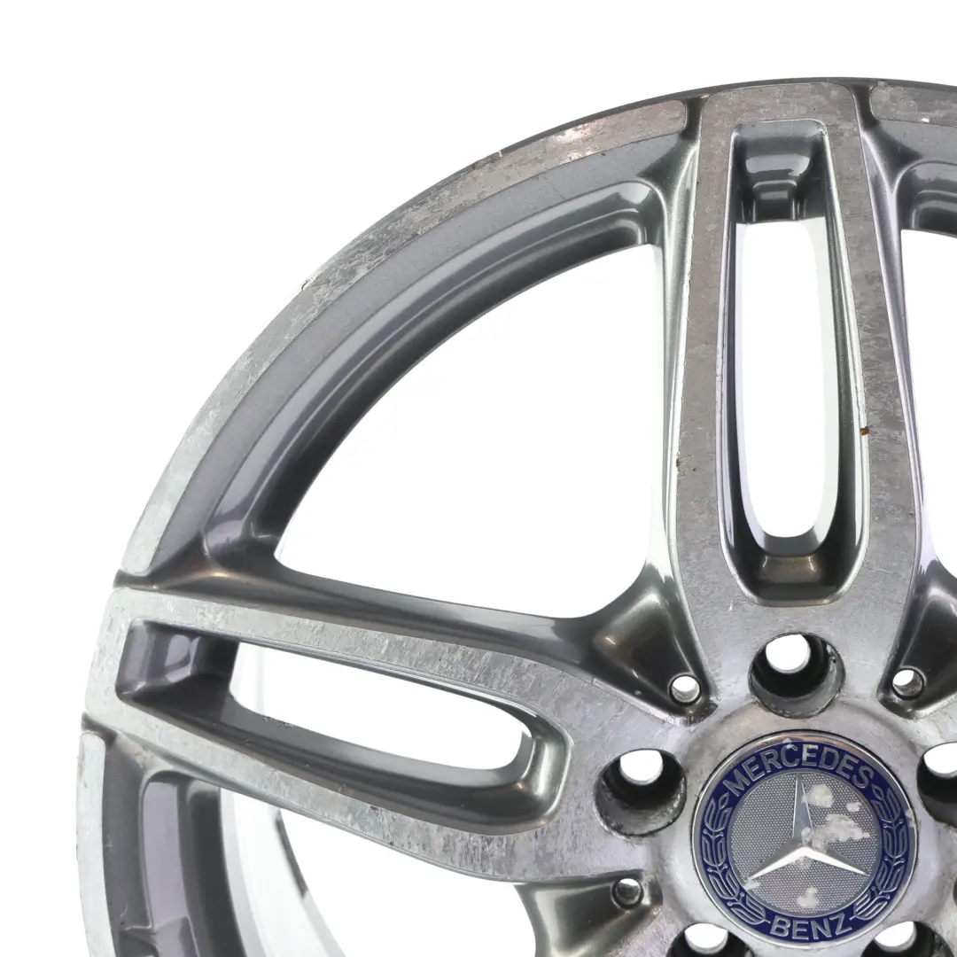 Llanta de aleación AMG 18" ET:52 7,5J 5 Radios dobles para Mercedes W176 con número de pieza A1764010700 Mercedes W176 Llanta de aleación AMG 18" ET:52 7,5J 5 Radios dobles - SKU A1764010700-1 - Número de pieza A1764010700