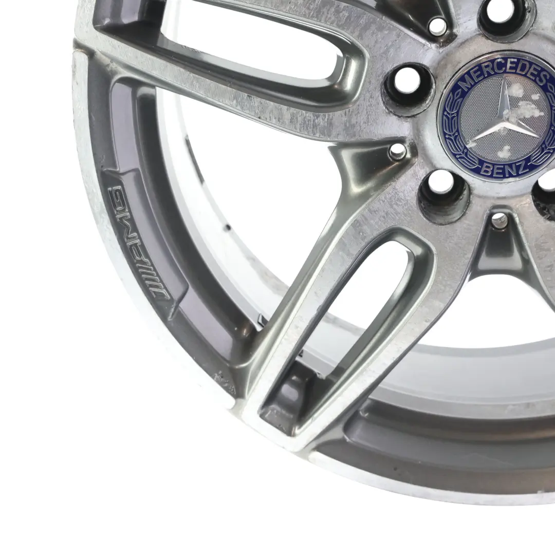 Mercedes W176 AMG Alloy Wheel Rim 18" ET:52 7,5J 5 Double Spoke - SKU A1764010700-1 - Part number A1764010700