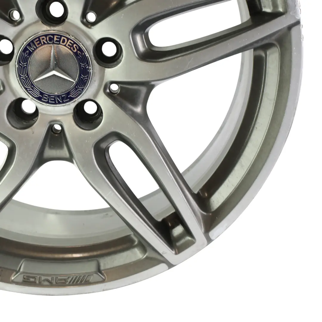 Alloy Wheel Rim AMG 18" ET:52 7,5J 5 Double Spoke to Mercedes W176 with Part number A1764010700 Mercedes W176 Alloy Wheel Rim AMG 18" ET:52 7,5J 5 Double Spoke - SKU A1764010700-3 - Part number A1764010700