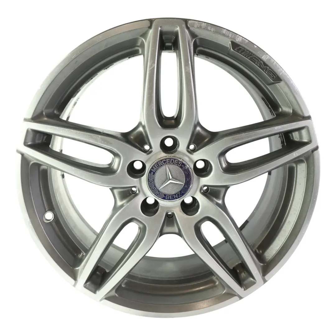Alloy Wheel Rim 18" ET:52 7,5J 5 Double Spoke to Mercedes W176 AMG with Part number A1764010700 Mercedes W176 AMG Alloy Wheel Rim 18" ET:52 7,5J 5 Double Spoke - SKU A1764010700-4 - Part number A1764010700