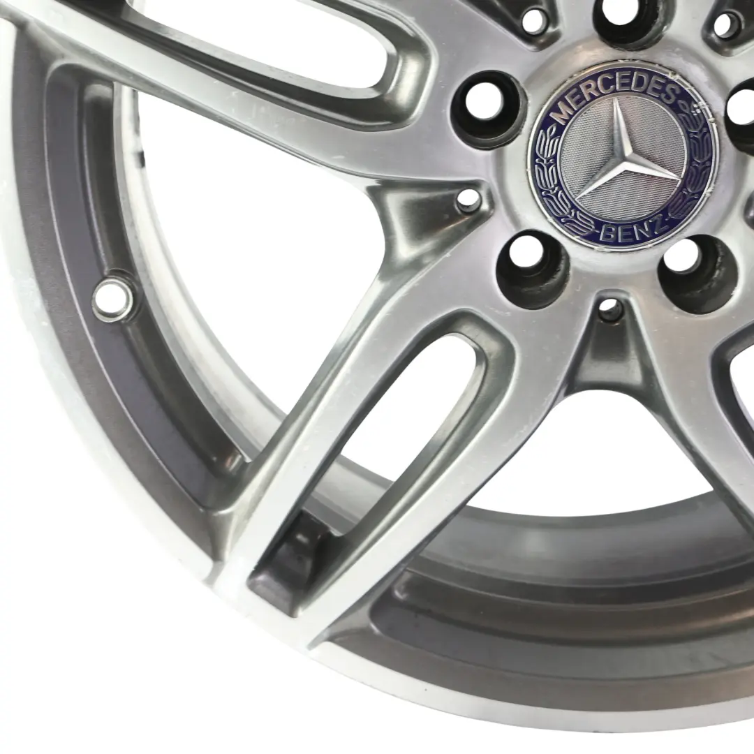 Alloy Wheel Rim 18" ET:52 7,5J 5 Double Spoke to Mercedes W176 AMG with Part number A1764010700 Mercedes W176 AMG Alloy Wheel Rim 18" ET:52 7,5J 5 Double Spoke - SKU A1764010700-4 - Part number A1764010700
