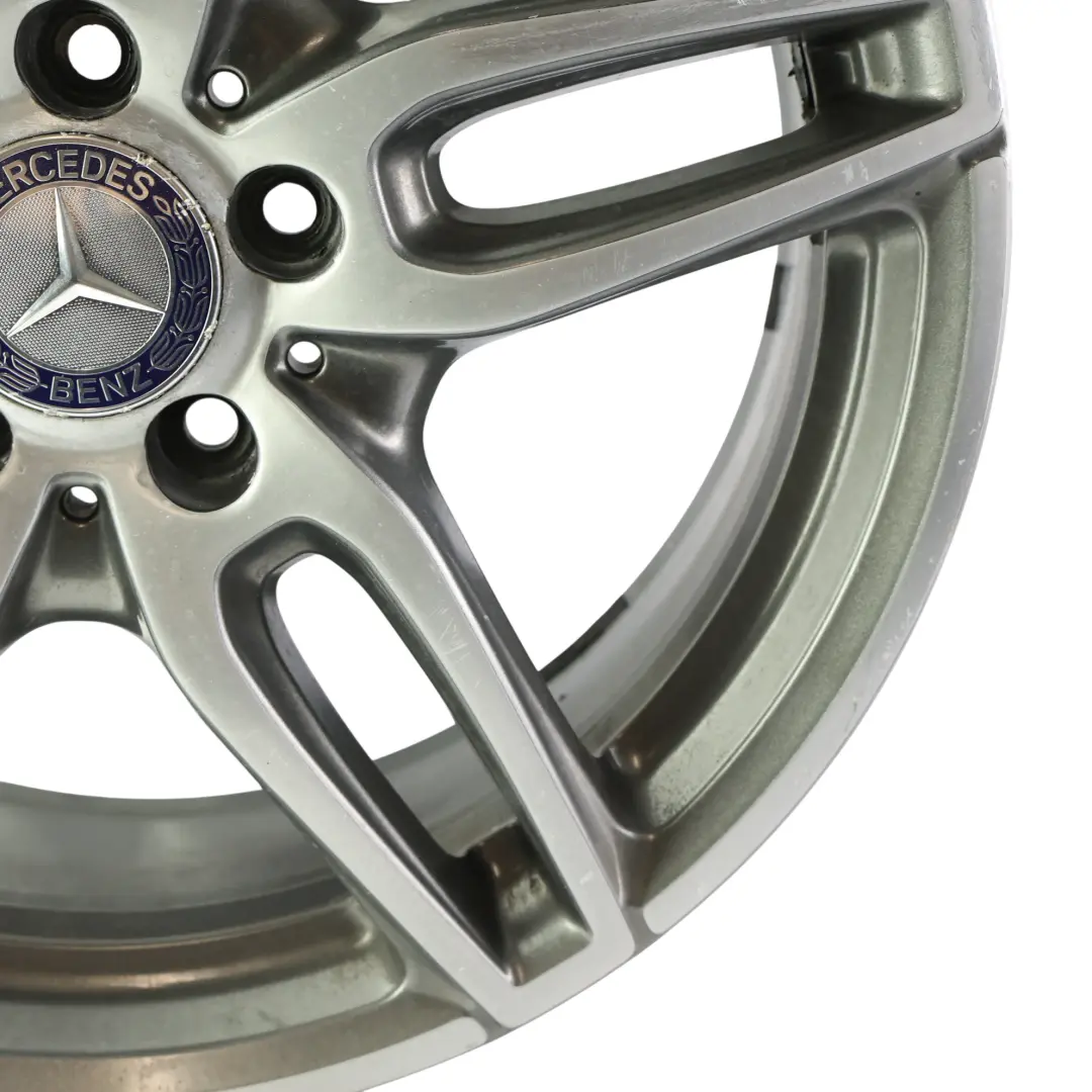 Mercedes W176 AMG Alloy Wheel Rim 18" ET:52 7,5J 5 Double Spoke - SKU A1764010700-4 - Part number A1764010700