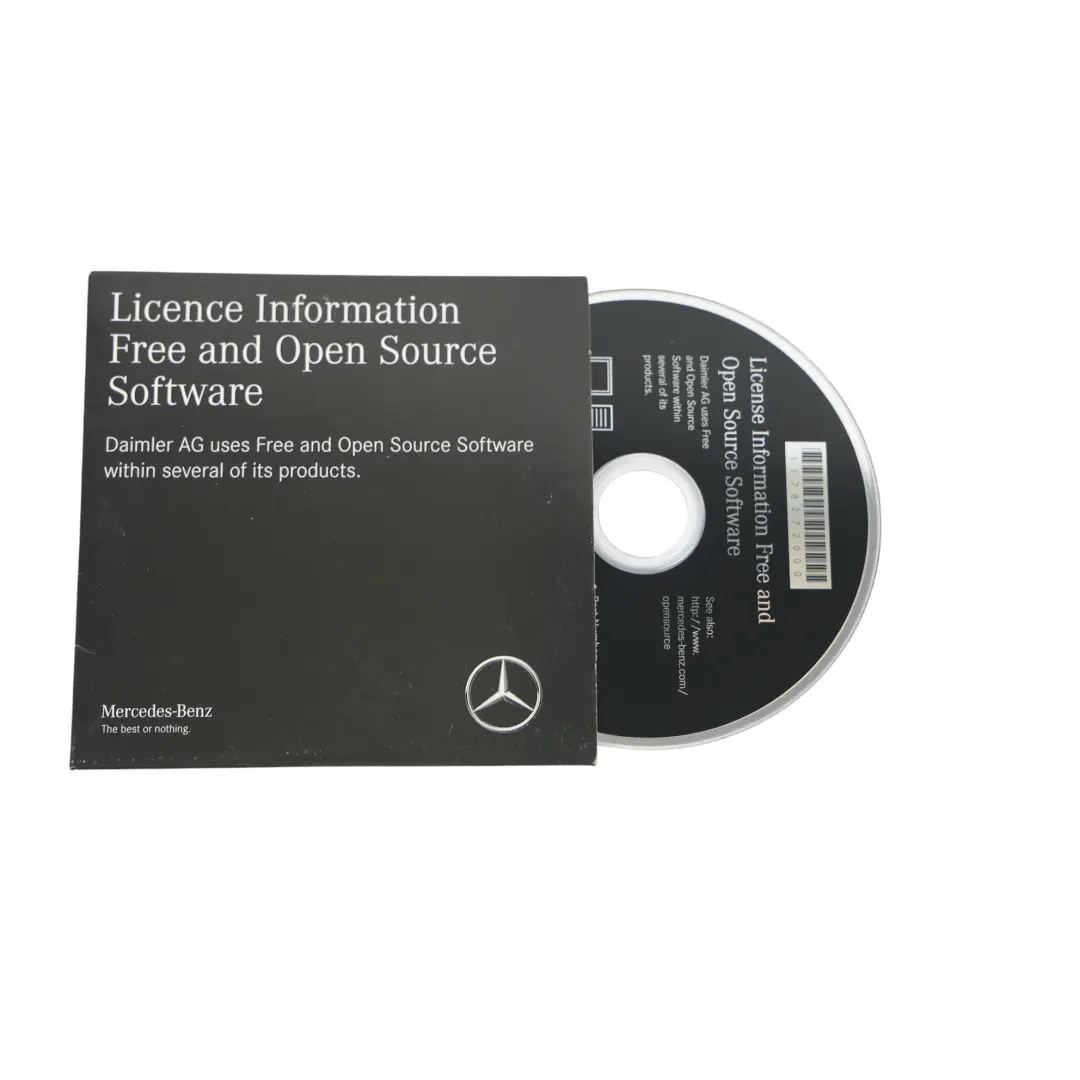 Mercedes W176 Service Booklet Owner's Manual Software Pouch Wallet - SKU A1765842200 - Part number A1765842200