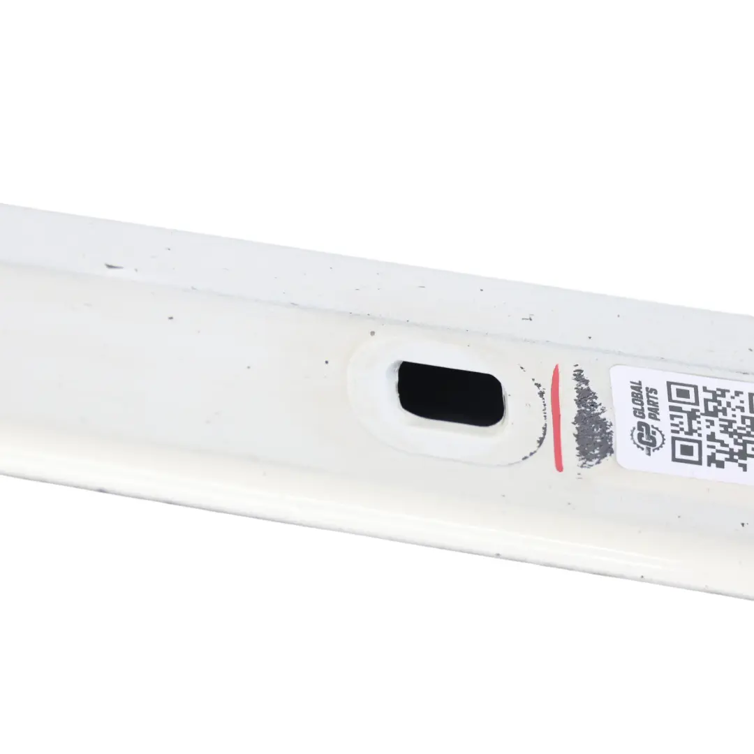 Mercedes W176 Gonna Laterale AMG Destra Davanzale Calcite White Bianco - 650 - SKU A1766980354-CW - Numero di parte A1766980354