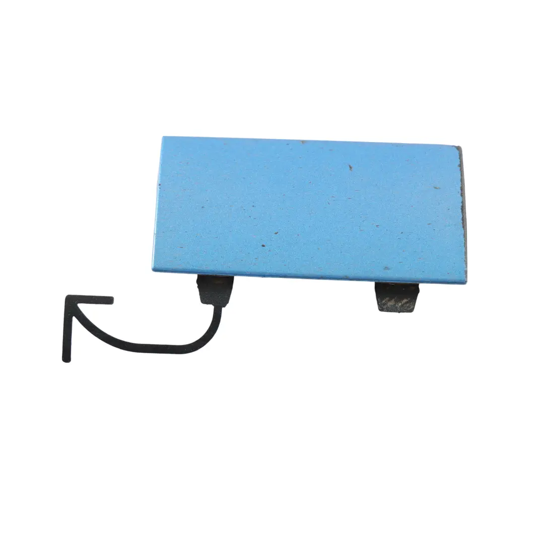 Mercedes W176 Coperchio Gancio Traino Anteriore Sinistro Blu - SKU A1766980730-SSB - Numero di parte A1766980730