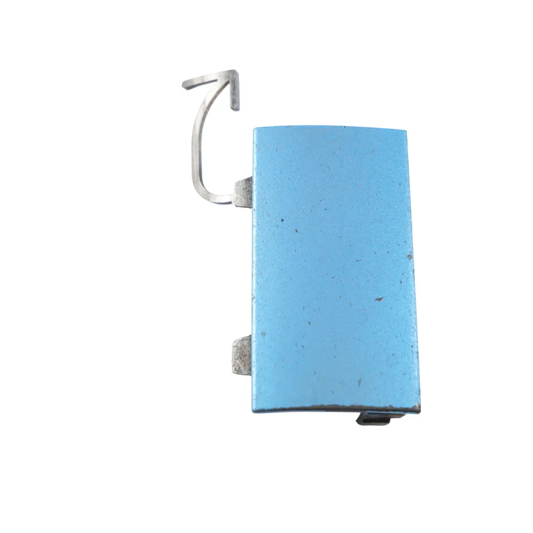 Front Tow Eye Cover Cap Left N/S South Seas Blue - 162 to Mercedes W176 with Part number A1766980730 Mercedes W176 Front Tow Eye Cover Cap Left N/S South Seas Blue - 162 - SKU A1766980730-SSB - Part number A1766980730