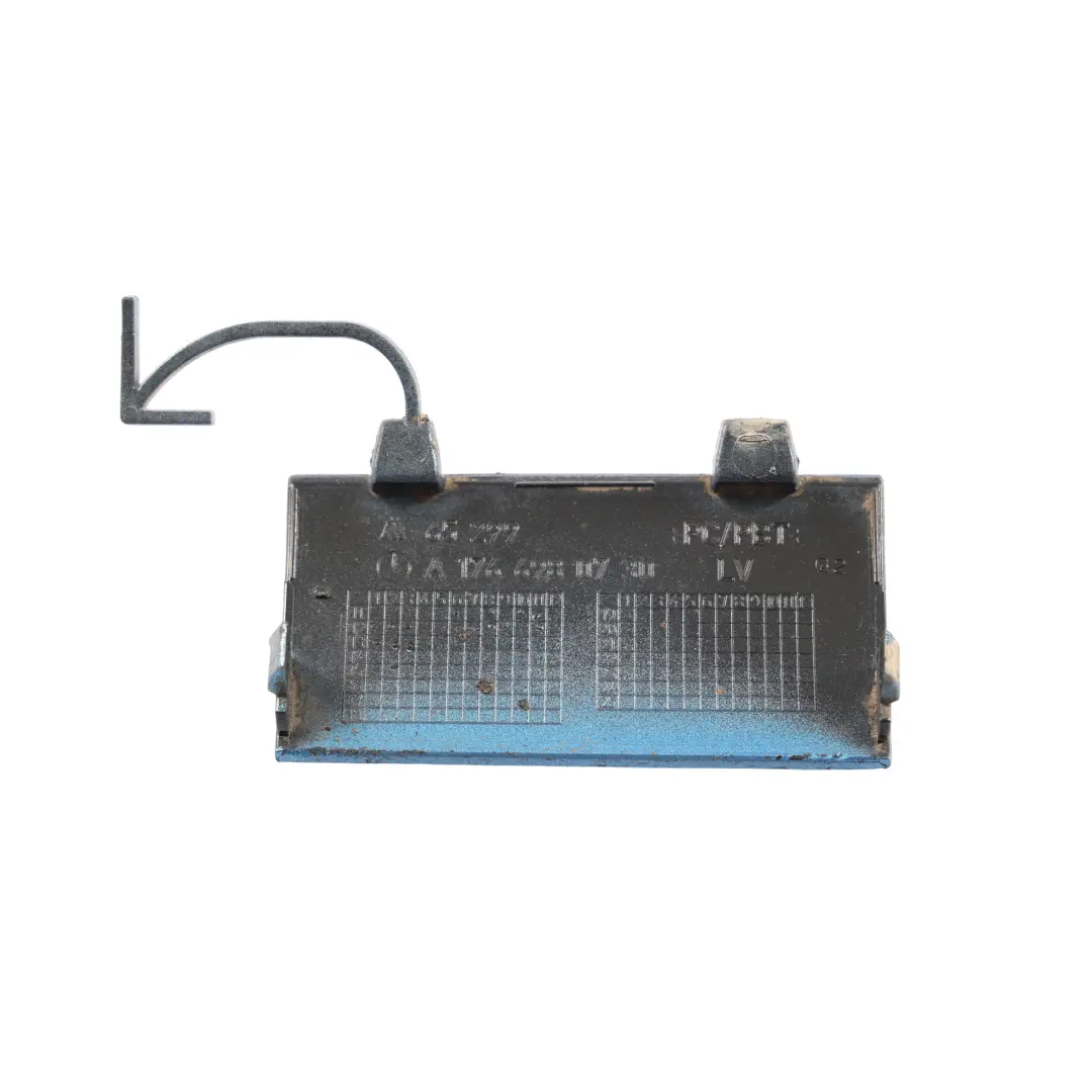 Mercedes W176 Front Tow Eye Cover Cap Left N/S South Seas Blue - 162 - SKU A1766980730-SSB - Part number A1766980730