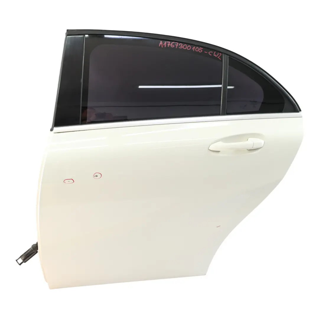 Porta Posteriore Sinistra Classe A Bianco Calcite 650 per Mercedes W176 con numero di parte A1767300105 Mercedes W176 Porta Posteriore Sinistra Classe A Bianco Calcite 650 - SKU A1767300105-CW2 - Numero di parte A1767300105