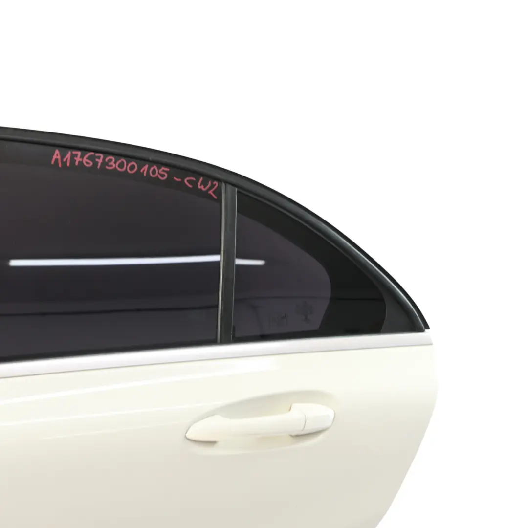 Mercedes W176 Porta Posteriore Sinistra Classe A Bianco Calcite 650 - SKU A1767300105-CW2 - Numero di parte A1767300105