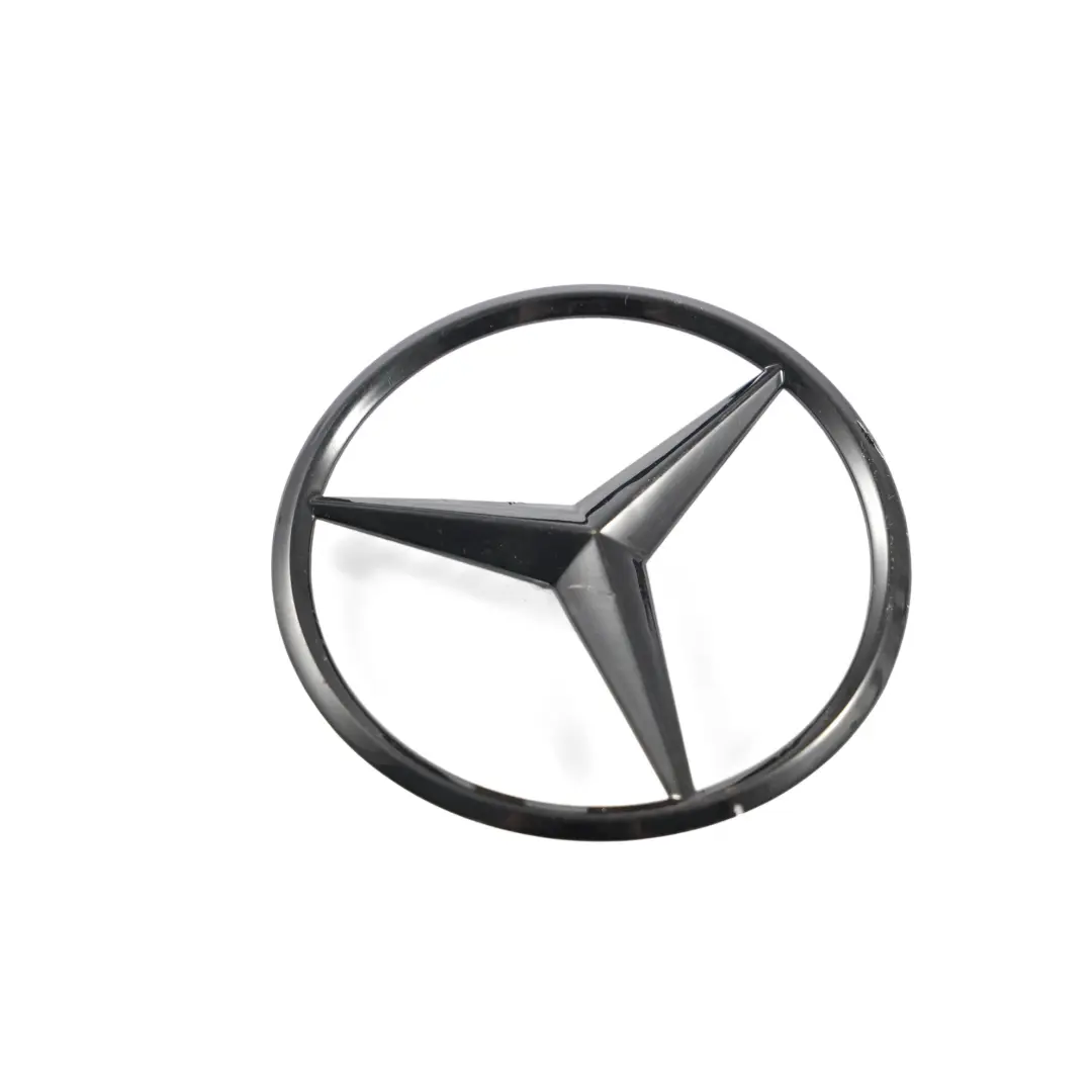 Mercedes W176 Rear Boot Trunk Lid Star Emblem Logo Badge Black - SKU A1768170016-3 - Part number A1768170016
