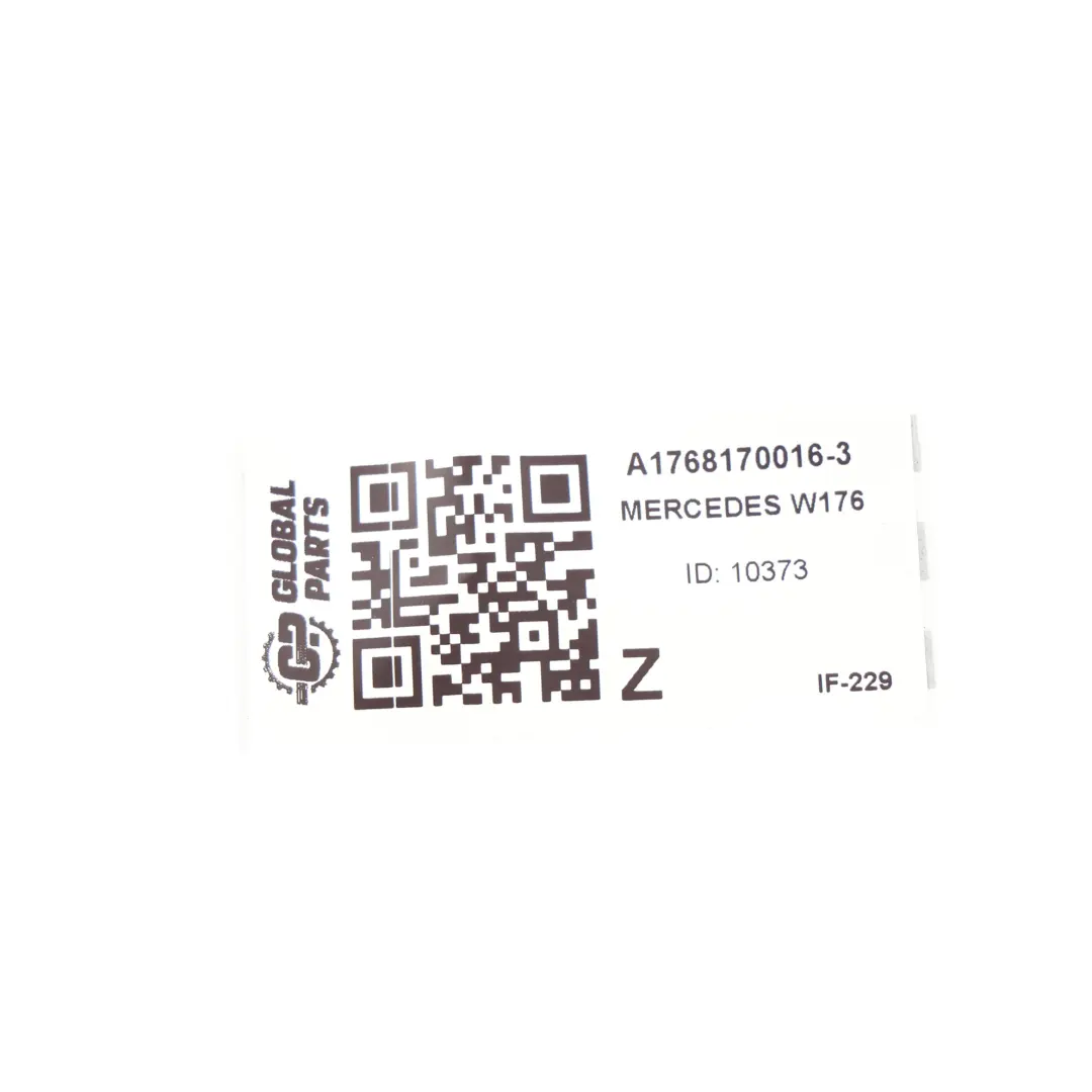 Mercedes W176 Emblemat Gwiazda Tylna Klapa Czarny - SKU A1768170016-3 - Numer Części A1768170016