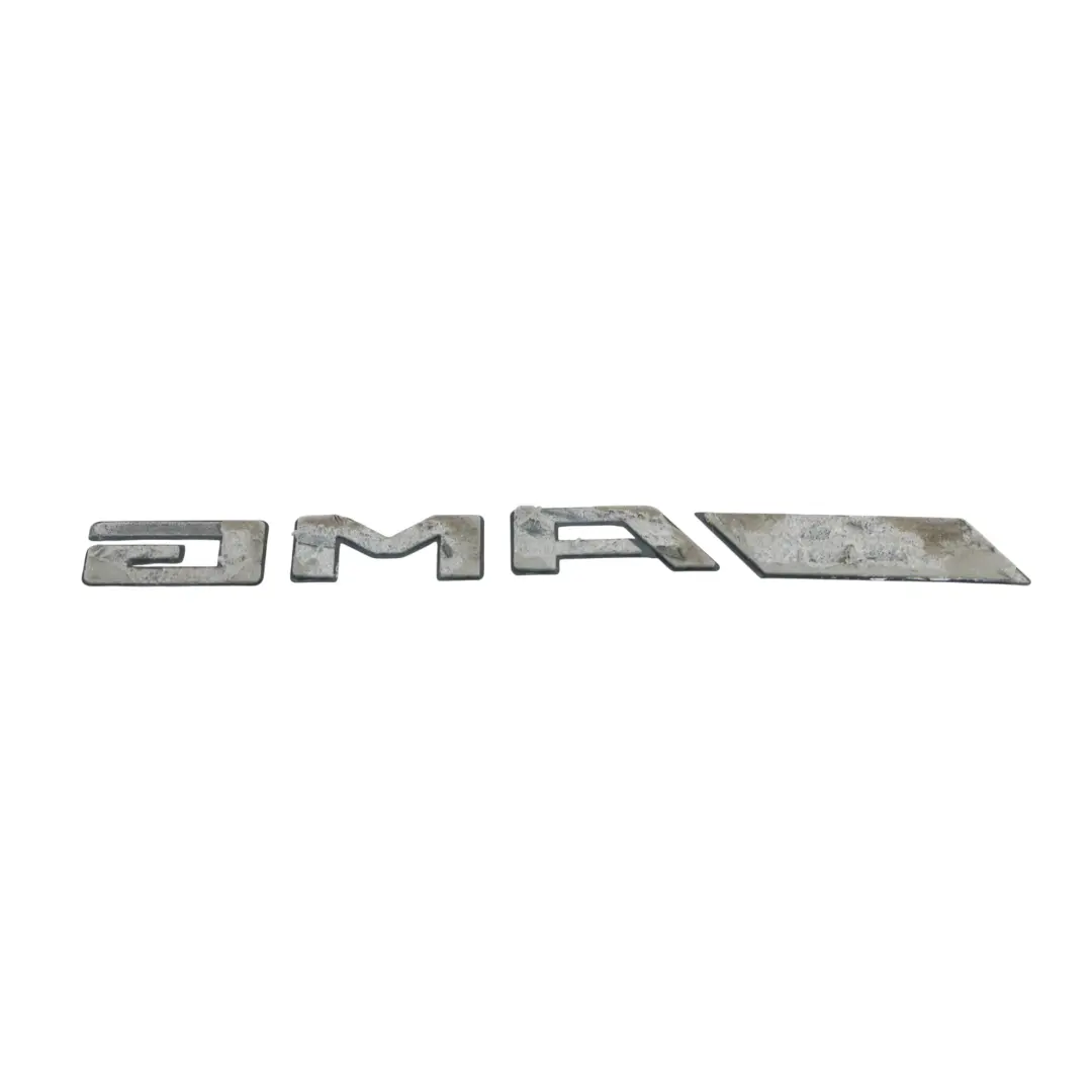 Emblem Logo Lettering AMG to Mercedes W176 Rear Tailgate with Part number A1768173000 Mercedes W176 Rear Tailgate Emblem Logo Lettering AMG - SKU A1768173000 - Part number A1768173000