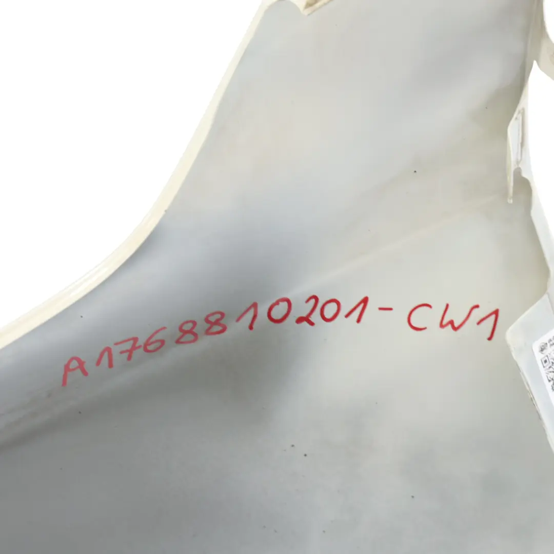Wing Fender Panel Front Right O/S Trim Cover Calcite White - 650 to Mercedes W176 with Part number A1768810201 Mercedes W176 Wing Fender Panel Front Right O/S Trim Cover Calcite White - 650 - SKU A1768810201-CW1 - Part number A1768810201