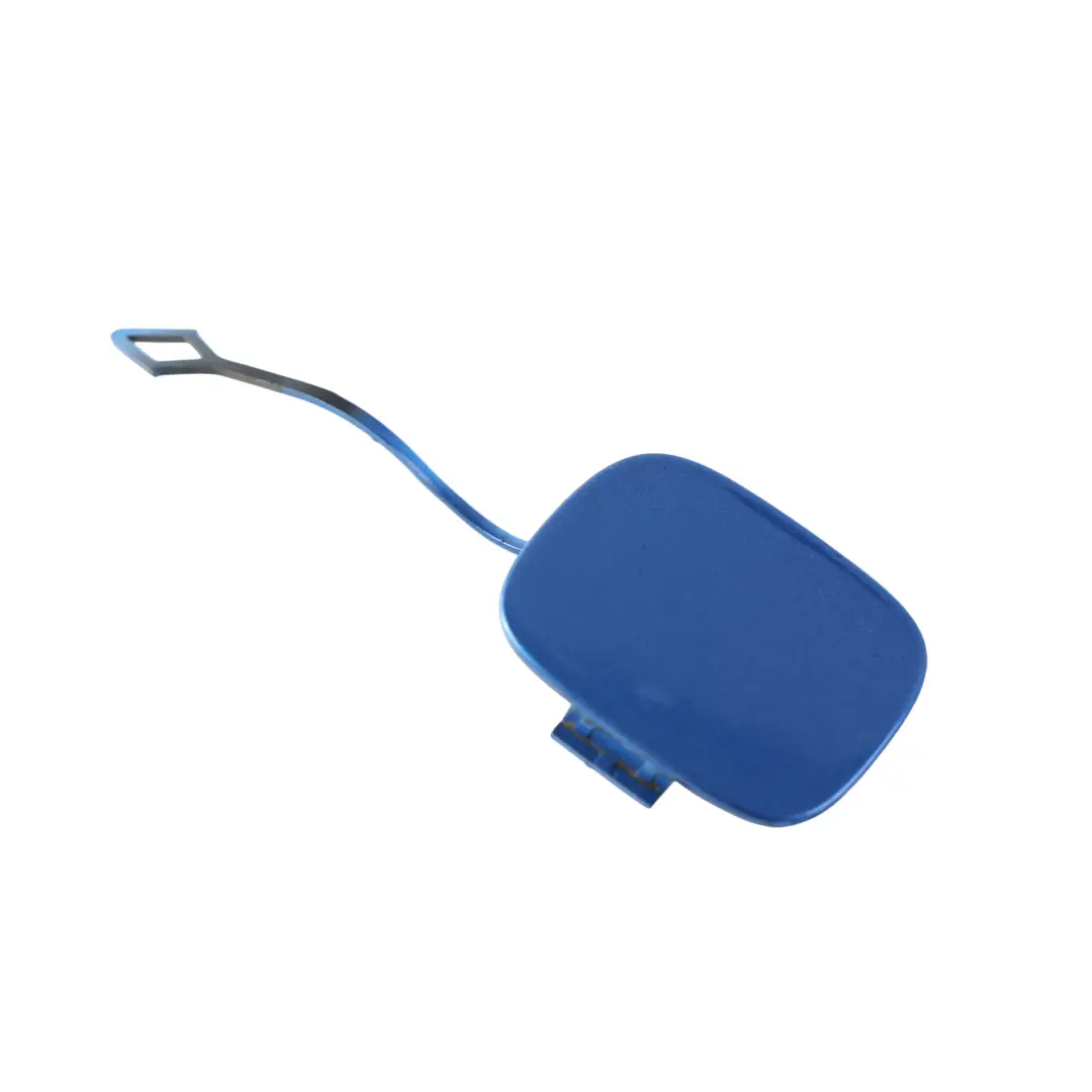 Bumper Flap Towing Eye Cover South Seas Blue 162 to Mercedes W176 Rear with Part number A1768850222 Mercedes W176 Rear Bumper Flap Towing Eye Cover South Seas Blue 162 - SKU A1768850222-SSB - Part number A1768850222