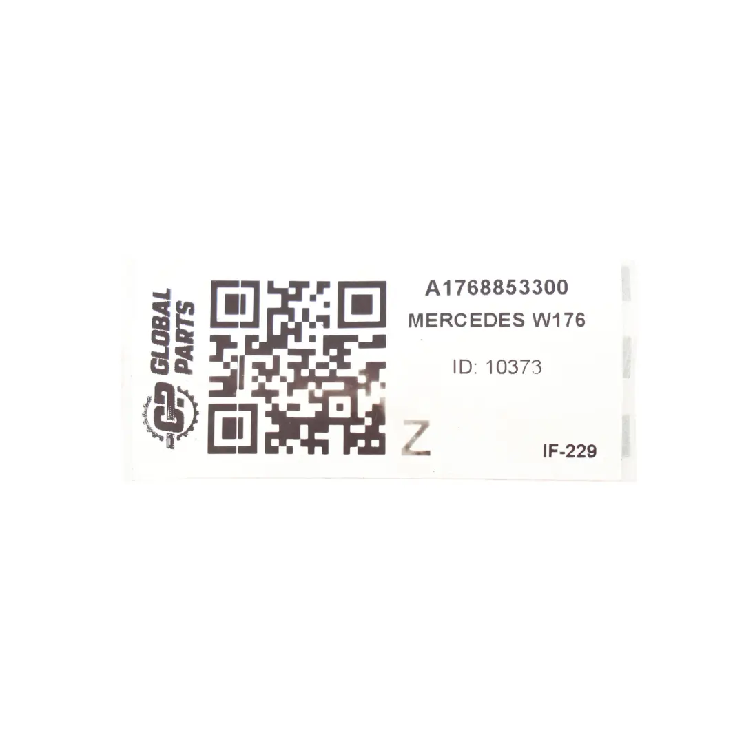 Mercedes W176 Support Pare-Chocs Avant Capteur PDC Gauche Intérieur - SKU A1768853300 - Numéro de pièce A1768853300