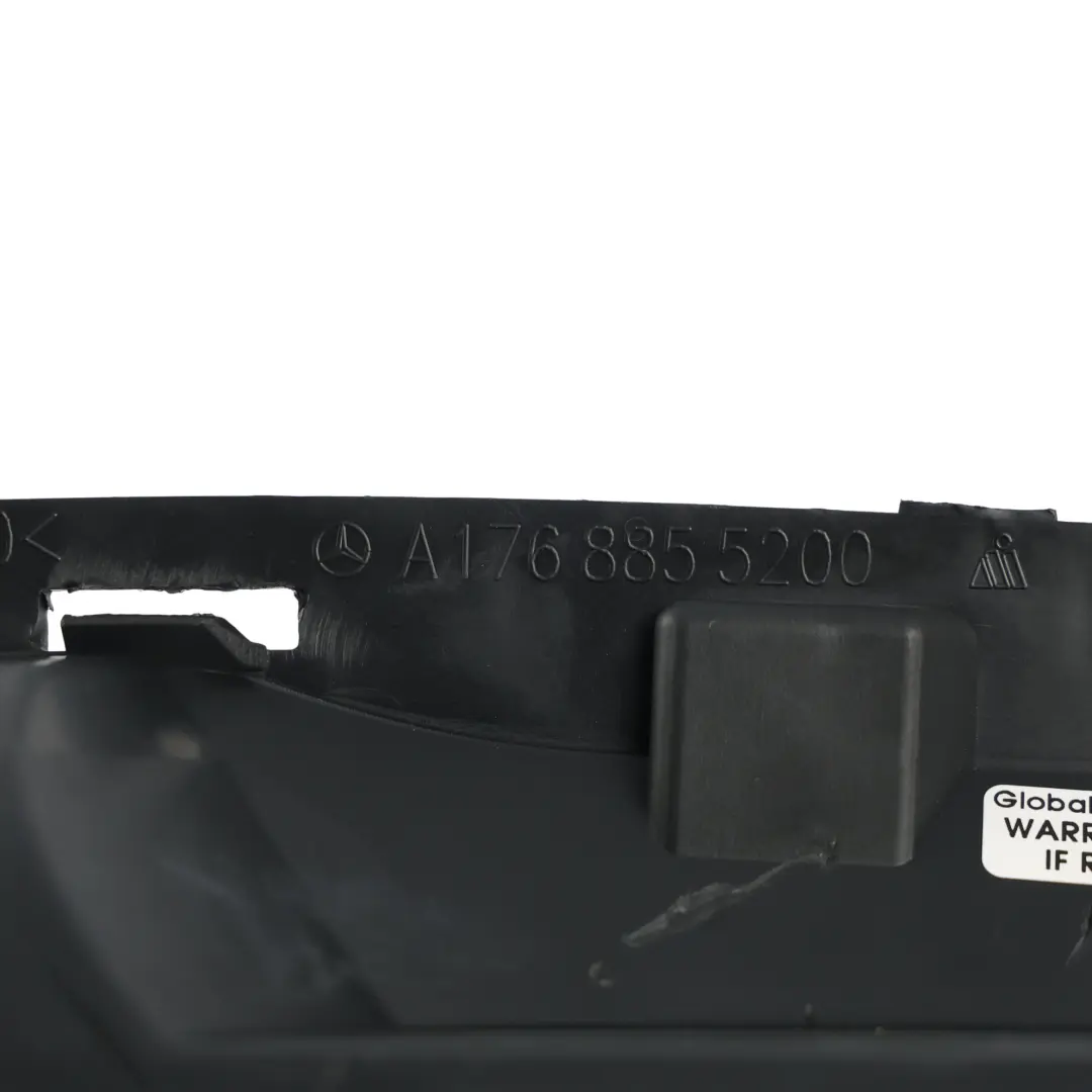 Front Bumper Air Duct Panel Left N/S to Mercedes W176 AMG with Part number A1768855200 Mercedes W176 AMG Front Bumper Air Duct Panel Left N/S - SKU A1768855200 - Part number A1768855200