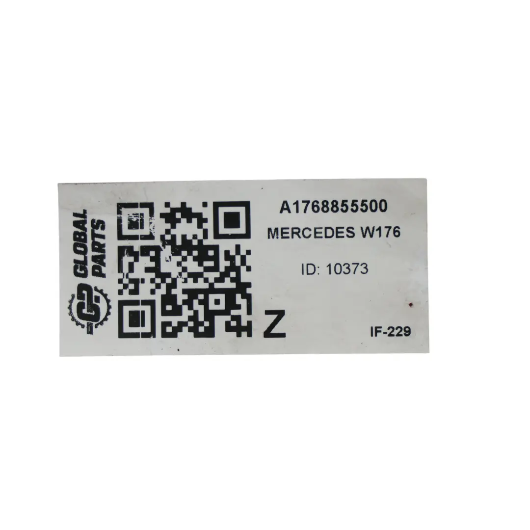 Mercedes W176 AMG Stoßstange Vorne Luftkanal Segment Rechts - SKU A1768855500 - Teilenummer A1768855500