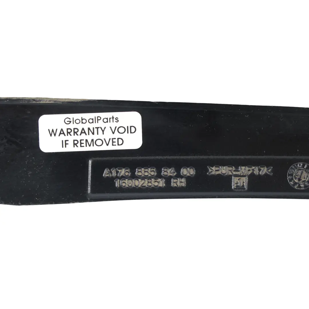 Front Bumper Lower Trim Cover Spoiler Right O/S to Mercedes W176 with Part number A1768858400 Mercedes W176 Front Bumper Lower Trim Cover Spoiler Right O/S - SKU A1768858400 - Part number A1768858400