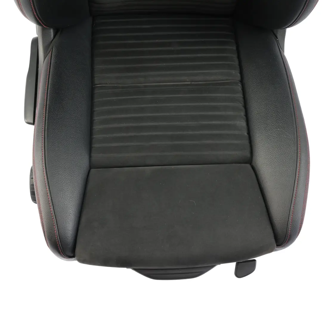 Mercedes W176 Front Seat Sport Right O/S Heated Fabric Leather Black Red Threads - SKU A1769106407-3 - Part number A1769106407
