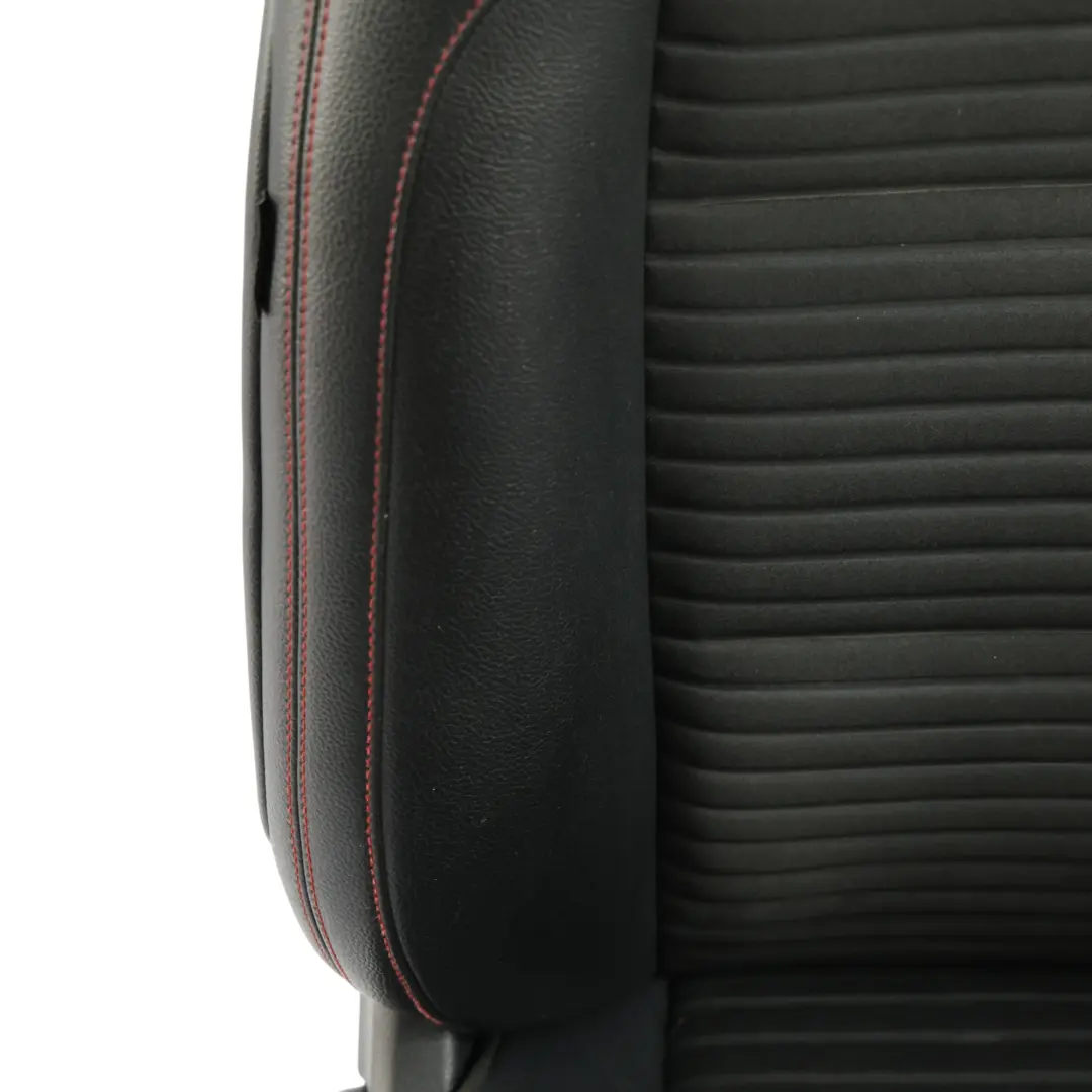 Mercedes W176 Front Seat Sport Right O/S Heated Fabric Leather Black Red Threads - SKU A1769106407-3 - Part number A1769106407