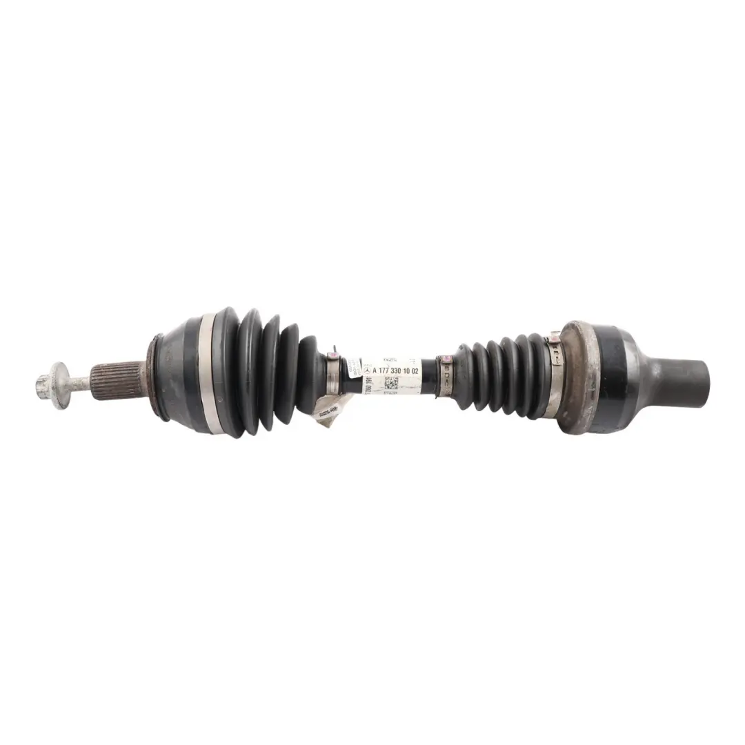 Shaft Front Right O/S Axle Output Shaft to Mercedes W177 AMG Drive with Part number A1773301002 Mercedes W177 AMG Drive Shaft Front Right O/S Axle Output Shaft - SKU A1773301002-1 - Part number A1773301002