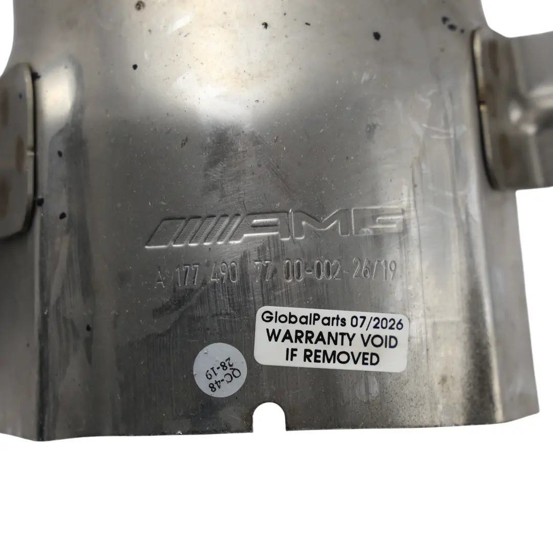 Auspuff Endrohr Blende Hinten Links für Mercedes W177 AMG A35 mit Teilenummer A17749087700 Mercedes W177 AMG A35 Auspuff Endrohr Blende Hinten Links - SKU A1774907700 - Teilenummer A17749087700