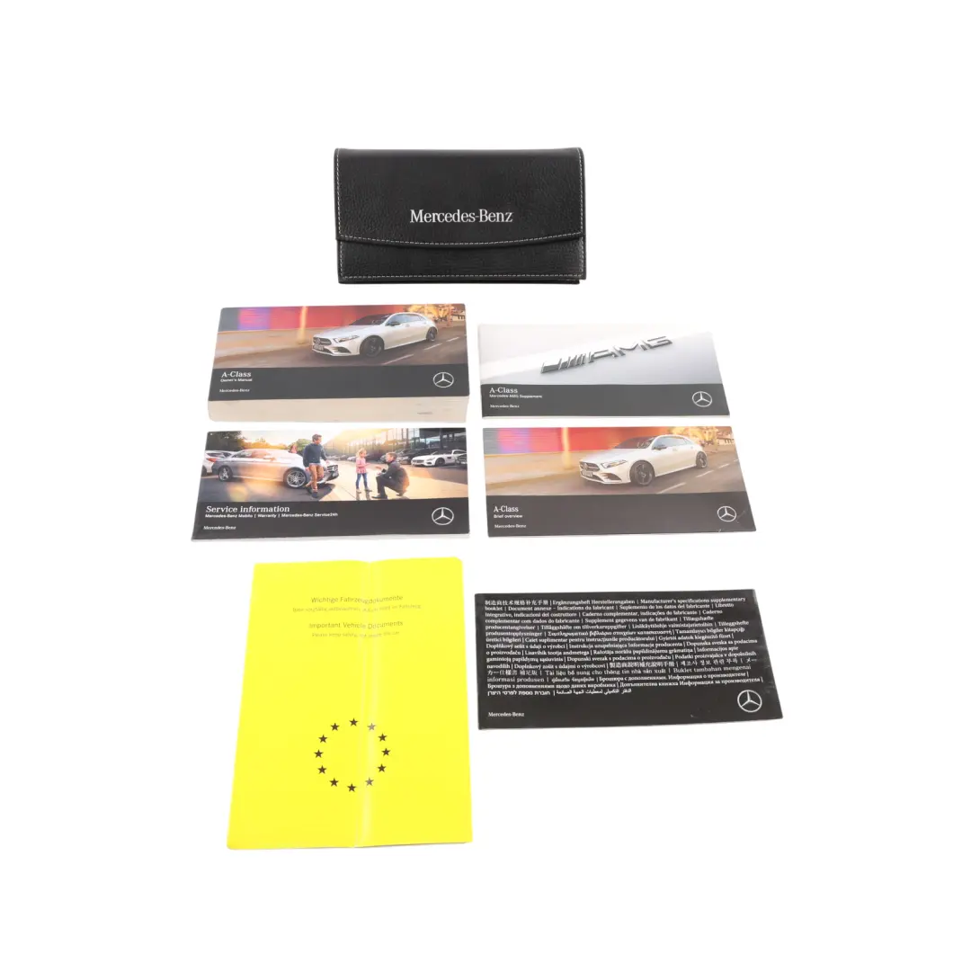 Mercedes W177 Owner Manual Leather Case PDI Service Information - SKU A1775846306 - Part number A1775846306