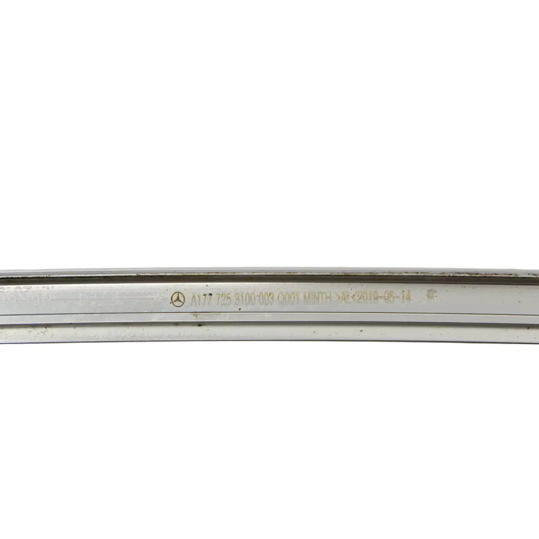 Türfenster Schiene Außen Leiste Chrom Vorne Links für Mercedes W177 mit Teilenummer A1777258900 Mercedes W177 Türfenster Schiene Außen Leiste Chrom Vorne Links - SKU A1777258900 - Teilenummer A1777258900
