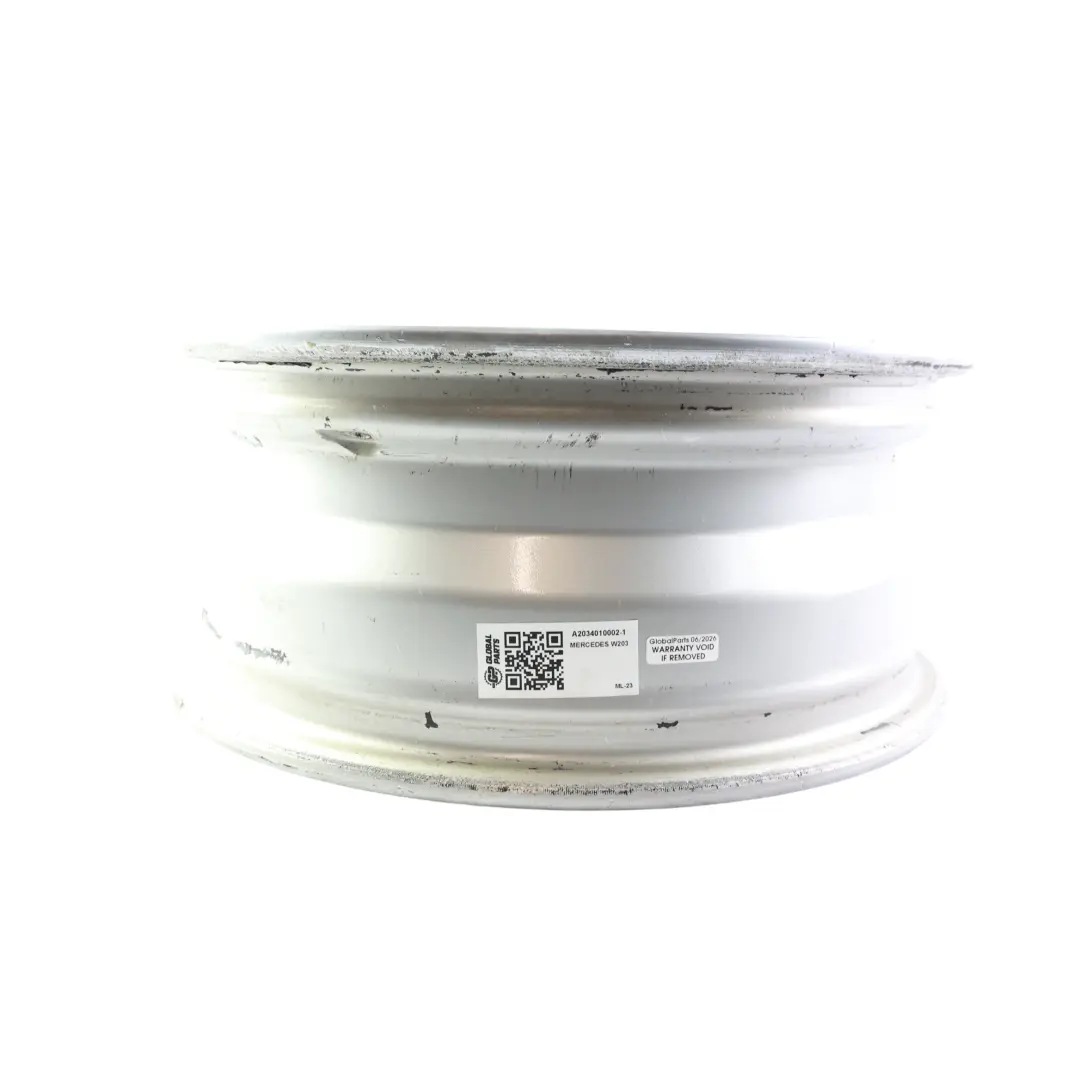 Mercedes W203 Alloy Wheel Rim Silver 15" 6J ET:31 - SKU A2034010002-1 - Part number A2034010002